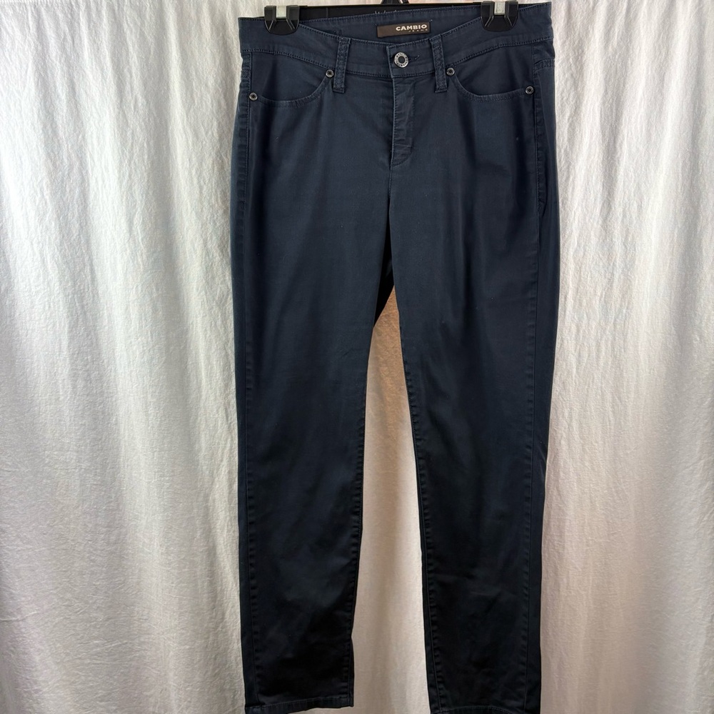 Cambio Dark Blue Piera Short Pants 8